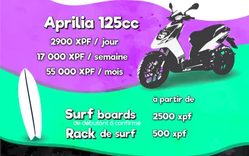Location scooter 125 cc